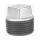 Square Head Plug, Galvanized Steel - 3/8"