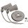 Two Light Lampholder Round Cover Kit, Gray 4 inch