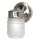 Satco Nuvo Jelly Jar Outdoor Wall Light, Brushed Nickel - 6"