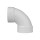 Charlotte Pipe PVC DWV 90-Degree Elbow, Hub x Hub - 6"