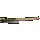 K-T Industries Stainless Steel Bent Handle Brush - 6" x 13-11/16"