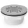 PVC Shower Drain with Stainless Steel Strainer - 2"