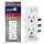 Decora Lever Edge Outlet, White - 20 Amp