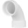 Charlotte Pipe PVC DWV 90-Degree Long Sweep Elbow  3"