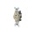 Single Outlet, Narrow Body - 15 Amp, Ivory