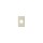 Leviton Single Gang Outlet Wall Plate, Ivory