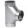 Gray Metal - 8" Galvanized Furnace Pipe Tee