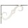 Ornamental Self Bracket, Antique White ~ 10" x 7"