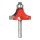 Rounding Over Router Bit - 1/2" Radius, 1/4" Shank