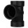 Charlotte Pipe ABS DWV Sanitary Tee  All Hub   2"