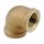 Lead Free Brass 90 Elbow, FIP x FIP - 3/8"