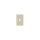 Single Toggle Switch Plate, Ivory - 1 Gang