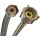 Fits-All Braided Stainless Steel Toilet Connector - 1/2" FIP x 20"