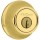 Kwikset 660 Single Cylinder Deadbolt, Polished Brass