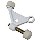 Hinge Pin Door Stop, White