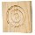 Rosette Trim Block, Pine ~ 3.75" x .75"