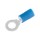 Vinyl Ring Terminal, Blue 16-14 AWG - #8-10 Stud, 22pk