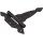 Decorative Spear T-Hinge, Black ~ 6"