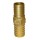 Merrill Yellow Brass Insert Coupling - 1"