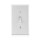 Leviton 15A Single-Pole Quiet Toggle Switch - White