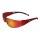Global Vision Rider II Red Frame Mirror Lens Safety Glasses