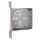 Square Box with Bracket - 4", 1-1/2" Deep