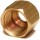 Compression Nut, Brass - 1/4", 5pk