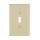 Single Switch Plate - Midsize Toggle, Ivory