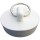 Larsen Hollow Rubber Sink Stopper, White - 1-3/8" to 1-1/2"