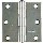 Zinc Loose-Pin Broad Hinges ~ 3 x 3 inches