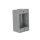 Weatherproof Outlet Box, Gray - 1-Gang