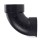 Charlotte Pipe ABS DWV 90-Degree Elbow, Hub x Hub  1-1/2"