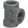 Pipe Tee, Black Steel - 1/4"