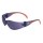 Global Vision Safety Glasses, Orange - Smoke Lens