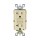 GFCI Outlet, Tamper Resistant - 20 Amp, Ivory