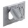 Duplex Cover, Weatherproof Single Gang Grey