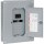 Homeline Main Breaker Load Center, Indoor - 100 Amp, Grey