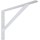 Super Strength Shelf Bracket,  White ~ 12" 
