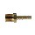 Brass Barbed Hose End, Male - 1/4" NPT x 1/4" Barb
