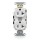 Leviton Lever Edge Commercial Duplex Receptacle, White - 20 Amp