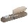 Golden Stainless Steel Pool Trowel ~  12" x 3 1/2"