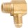 Brass Flare Male Elbow, Lead-Free - 3/8" Flare x 1/4" MPT