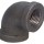 90 Degree Elbow, Black Steel - 2"