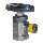 Angle Stop Valve, 1/2"  FIP x 1/4" OD Compression
