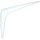 Shelf Brackets,  White ~ 6" x 8"