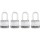 Padlock, Long Shackle - 1-1/2", 4pk