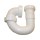PVC Lavatory Drain Trap - 1-1/2" x 1-1/4"