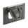 Duplex Cover, Weatherproof Single Gang Bronze