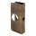 Door Reinforcer, Antique Brass - 3-7/8" W, 1-3/8" Doors