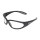 Hercules 1 Safety Glasses, Black - Clear Lens